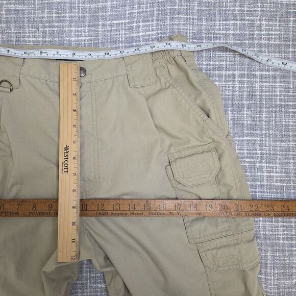 5.11 Tactical Pants Taclite Pro Ripstop Cargo 74273 Khaki Mens Measured 31.5x31 - Picture 6 of 14